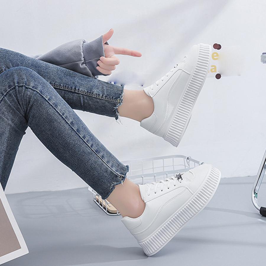 シューズ | 厚底スニーカー レディース ローカット