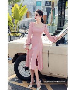 タイト | セクシーワンピース 二次会ワンピース 上品 高級感 ワンピース 長袖 タイトワンピース スリム 美ライン 結婚式 フォーマル お呼ばれワンピース オフィス 通勤