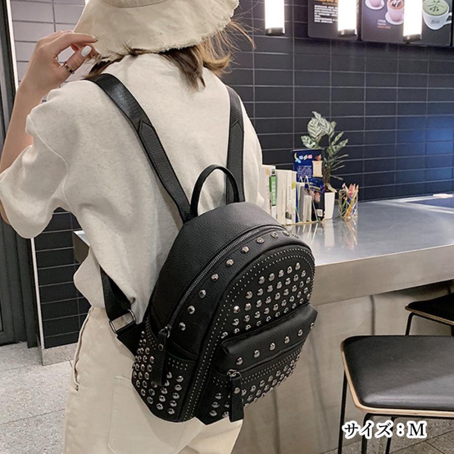 リュック | スタッズ リュックサック 女子 おしゃれ