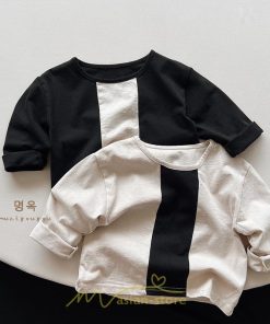 衣装 服 | 子供服 子ども服 長袖Tシャツ キッズ ベビー 女の子 ロンT トップス 長袖 男の子 男女兼用 可愛い シンプル オシャレ 柔らかい コットン 高品質 着替え