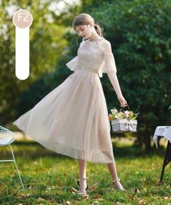 大人 | パーティードレス 10代 20代 30代40代 ワンピース おしゃれ フォーマル お呼ばれ 膝下丈 結婚式 きれいめ 着痩せ お出かけ 二次会 人気 ファッション チュール