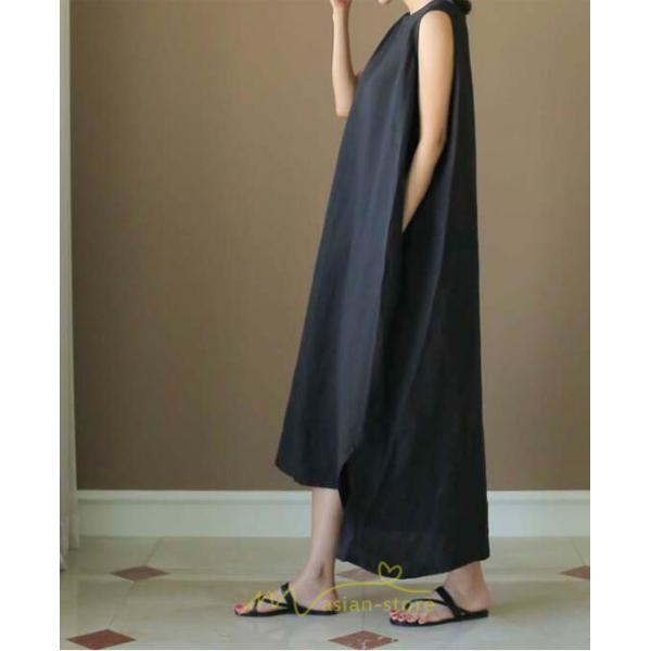 マキシ | ワンピース 秋インナー タンクトップ ミモレ丈 レディース ルームウェア 部屋着 落ち感 無地 タンクワンピース 送料無料 20代30代 可愛い 40代50代