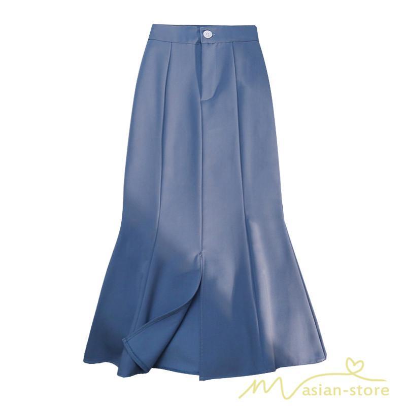スカート | フレア ロング マーメイドマキシ丈 ロングスリット ハイウエスト Aラインレディース ボトムス 新作 きれいめ 上品