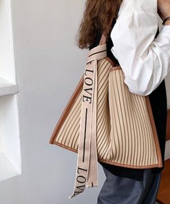 トートバッグ | プリーツ エコレザー 韓国