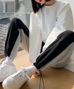 クロップドパンツ | 韓国ファッション スウェット パンツ 秋