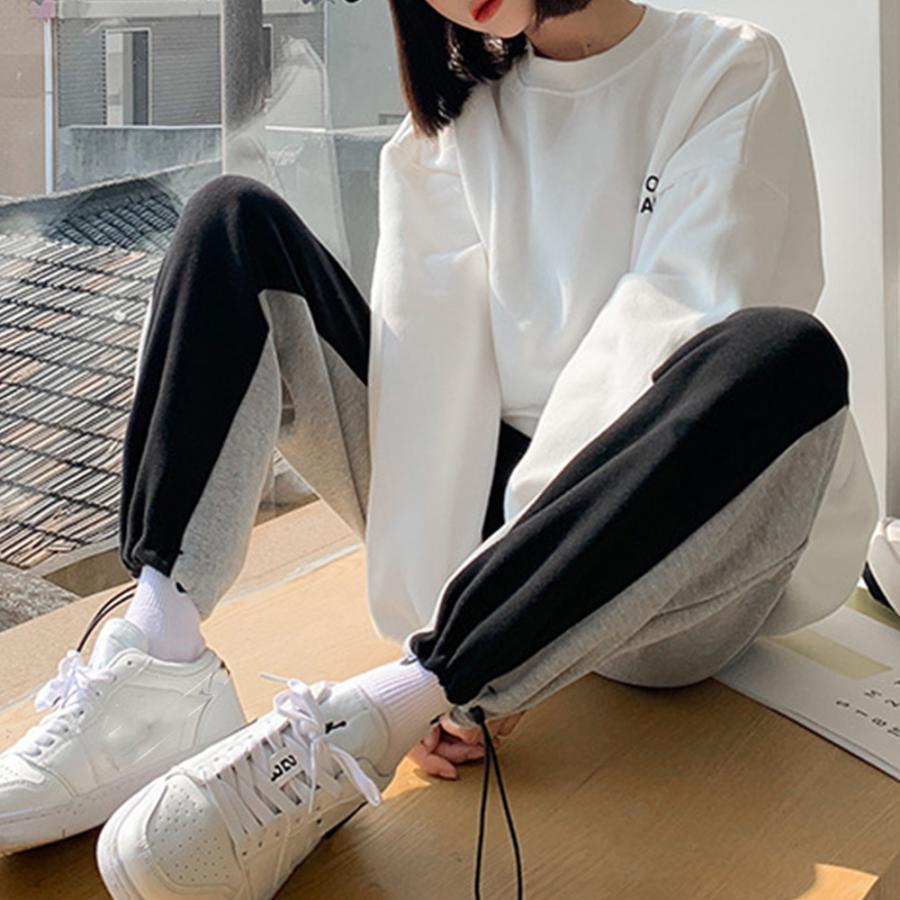 クロップドパンツ | 韓国ファッション スウェット パンツ 秋