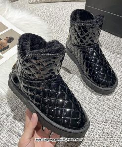 ブーツ | ムートンレディース 靴 スノーシューズ ショート裏ボア 裏起毛 秋冬 防寒 シューズ あったか 歩きやすい 20代30代40代50代