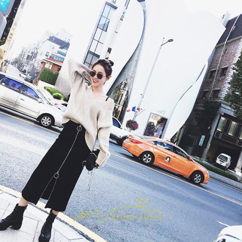 スカート | レディース タイト膝丈ストレッチ ジップアップ ボトムス ファスナー ブラック 無地 シンプル 伸縮性ある生地 膝下丈