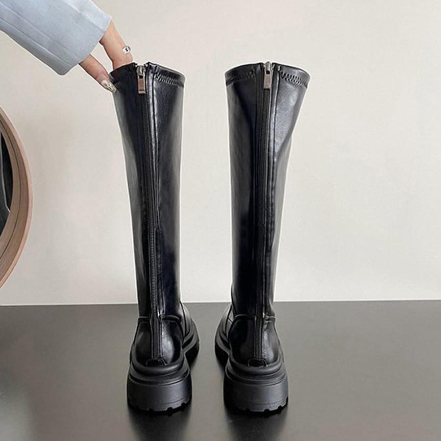 ニーハイブーツ | ロングブーツ 厚底ブーツ レディース韓国
