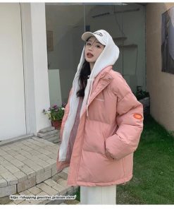 ダウンジャケット コート | フェイクレイヤードダウンジャケット 重ね着風ジャケット 中綿ジャケット アウター ダウン 防風 防寒 フード付き 秋冬コート ジップアップ レディース