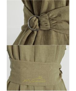 シャツ・ブラウス | ブラウス トップス ノースリーブ レディース tシャツ タンクトップ ベルト付き 広い裾 フレア裾 涼しい 涼感 体型カバー ゆったり 綿麻 夏 おしゃれ 大人 無地