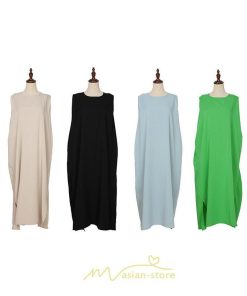 マキシ | ワンピース 秋インナー タンクトップ ミモレ丈 レディース ルームウェア 部屋着 落ち感 無地 タンクワンピース 送料無料 20代30代 可愛い 40代50代