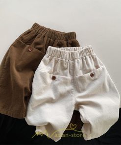 衣装 服 | 子供服 子ども服 こども服 キッズ ベビー 男の子 女の子 長ズボン ズボン パンツ ボトムス 可愛い 上品 カジュアル コットン 高品質 秋 春 男女兼用 ナチュラル