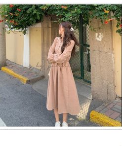 マキシ | ワンピース レディース 秋 冬 長袖 おしゃれ きれいめ フリル 可愛い 無地 ロング丈 ミモレ丈 ゆったり 2021 シンプル 秋新作 ゆったり 上品 カジュアル