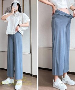 パンツ レギンス | マタニティ パンツ レディース 着痩せ 上品 マタニティウェア ローウエスト ワイドパンツ マタニティパンツ 妊婦服 夏服 薄手 サマーパンツ お出かけ 9分丈 夏