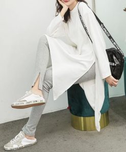 ワンピース | スリットtシャツ レディース ゆったり ロング丈 チュニック ワンピース