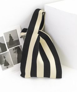 トートバッグ | ニットバッグ バイカラー