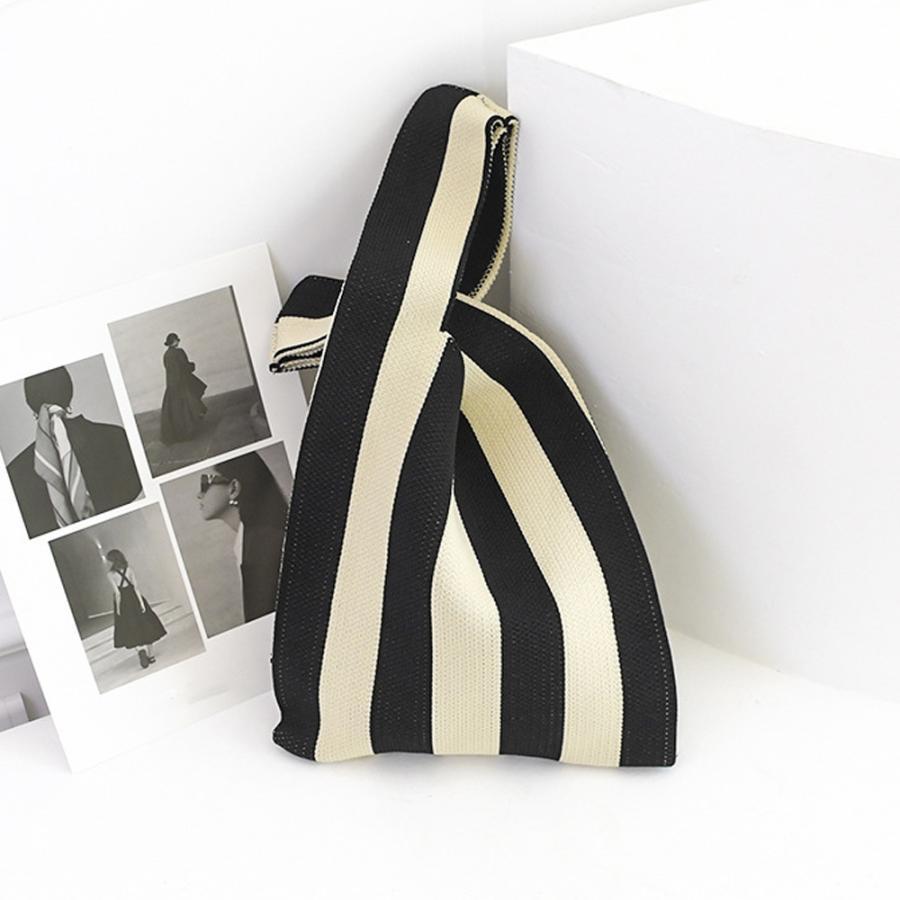 トートバッグ | ニットバッグ バイカラー