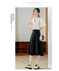 スカート | フレア ロング丈 膝丈 オフィス レディース 送料無料 20代 30代 40代 50代 レディースファッション 通勤 美脚 OL ビジネス オフィス お出かけ 面接