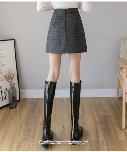 スカート | ミニレディース Aライン ハイウエスト キュロットショート丈 グレンチェック お出かけ 通勤 オシャレ 韓国風 着回し 新作 2022秋冬