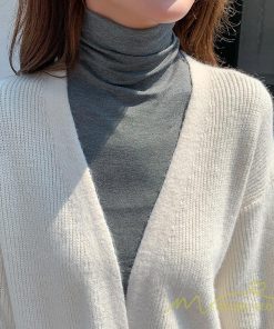 カーディガン | ニットレディース 羽織り ロング丈 パフスリーブ 秋冬 ゆったり ロングニット アウター 20代30代 膝丈 大人 ニットアウター