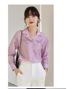 シャツ・ブラウス | ブラウス トップス レディース Vネック秋 蝶結び 可愛い トップス きれいめ フォーマル 上品 通勤 OL 20代30代40代50代 高品質 フェミニン