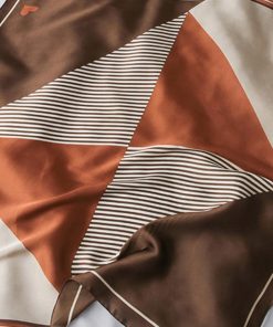 その他小物 | シルク風スカーフ 首巻き 配色バンダナ