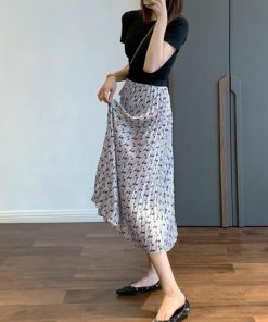 フレアスカート | 葉柄 レディース レトロ