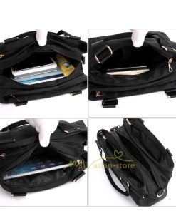 女性用バッグ | トートバッグ レディース ショルダー ハンドバッグ 3way 肩掛け ナイロン 通勤 通学 無地 シンプル 人気 上品 20代30代40代 トレンド 激売れ お出かけ 着回し