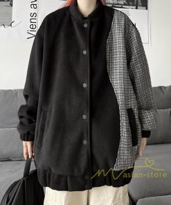 コート・ジャケット | ジャケット レディース アウター 長袖 ブルゾン メンズ スタンドカラージャケット トップス 20代30代 ゆったり 40代50代 オーバー Oversize 羽織り 秋冬