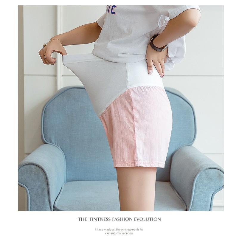 パンツ レギンス | マタニティパンツ コットン綿ショートパンツ ショーパン ボトムス 短ズボン マタニティウェア M L XXL アジャスター ゆったりカジュアル マタニティ服 XL