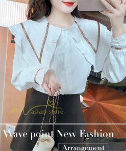 シャツ・ブラウス | ブラウス トップス プリーツ オフィスカジュアル 通勤 レディース 韓国 ファッション カジュアル エレガント 細身 優雅 着痩せ 通勤 オシャレ 上品 OL 着回し