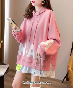 パーカー | プルオーバーレディース トップス 長袖トレーナー シンプル フード付 秋 冬 フード付き 切り替え 体型カバー 50代 40代 30代 フード おしゃれ 20代 春