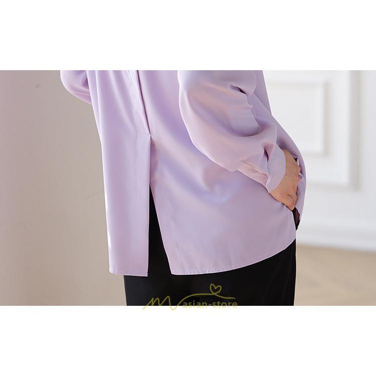 シャツ・ブラウス | ブラウス レディース シャツ きれいめ 40代 春夏 秋 長袖 着痩せ オシャレ 韓国風 大人 30代 50代 40代 就活 OL 母 オフィス ママ ビジネス 通勤