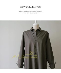 マキシ | シャツ シャツワンピ ワンピース ロング マキシ丈 シャツ 前開き 長袖 シャツ ひざ下丈 大きいサイズ アウター ワンピース 無地 体型カバー 20代30代40代50代