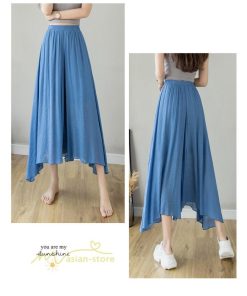 新作 | リネンパンツ 夏 ガウチョパンツ スカーチョ 体型カバー ワイドパンツ レディース ガウチョ ボトムス ゆったり 涼しい キュロット 春夏 ウエストゴム ズボン