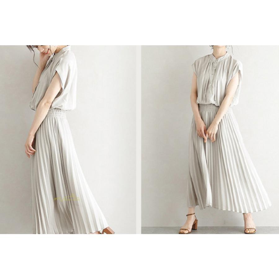 送料無料セール | 夏ワンピース プリーツワンピース 半袖 揺れる 大人 可愛い ロングワンピース レディース ワンピ 50代60代 パーティードレス ママワンピース 30代40代 無地