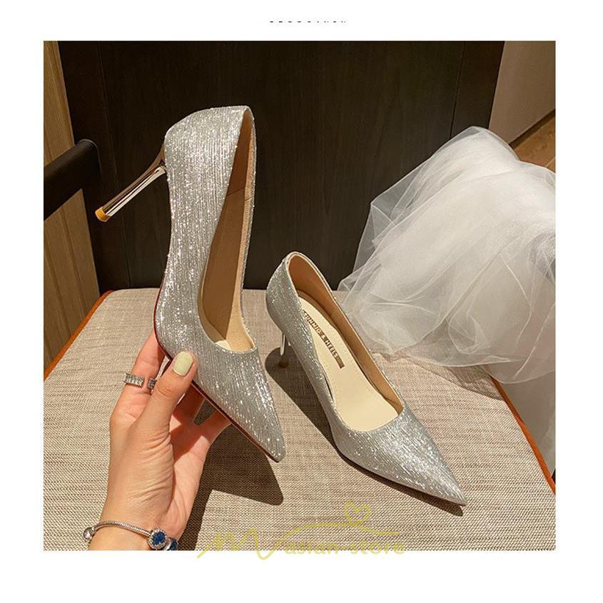パンプス | 結婚式 ハイヒール 可愛い パーティー ヒール 痛くないハイヒール 靴 細見え おしゃれ 歩きやすい ピンク 幅広 シルバー ゴールド きらきら