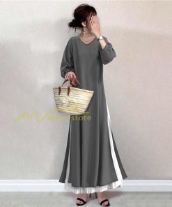 マキシ | セットアップ ワンピース スカート 2点セット 長袖 秋物 プリーツスカート Aラインワンピース 大人 30代40代50代 かわいい お呼ばれ ウエストゴム 無地