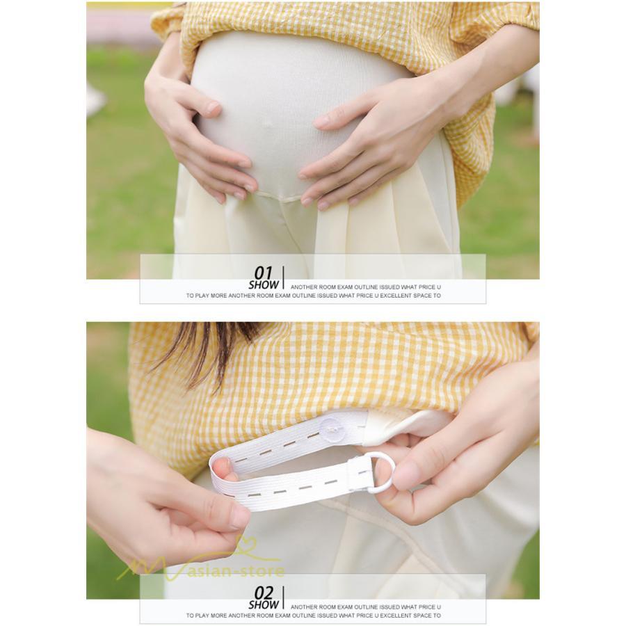 パンツ レギンス | マタニティ パンツ 妊婦服 カジュアル 夏服 サマーパンツ 着痩せ マタニティパンツ ウエスト調整 上品 無地 大きいサイズ 日常 薄手 シフォン マタニティウェア