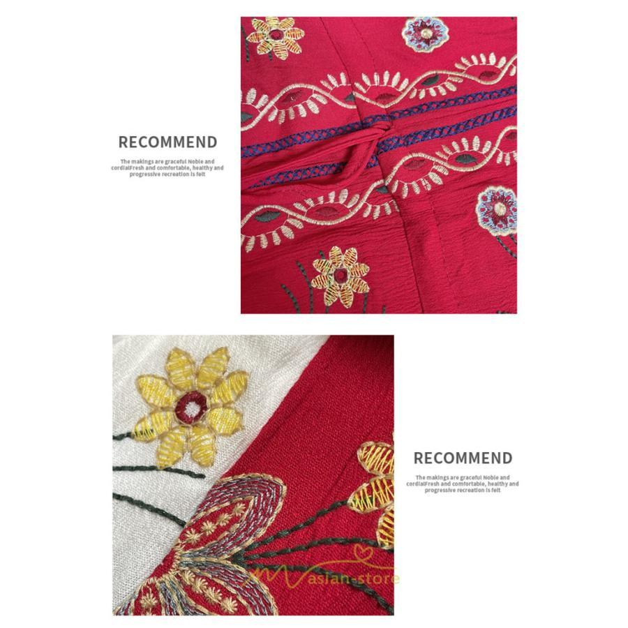 マキシ | ワンピース 長袖 レディース ロング丈 マキシ丈 綿麻 コットン リネン Aライン ゆったり 体型カバー 大人 可愛い 海外旅行 秋 夏 エスニック ナチュラル 春