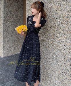 マキシ | ワンピース レディース 40代 半袖ワンピース 春夏 きれいめ マキシ丈ワンピース ドット柄 黒 着痩せ 体型カバー 30代 カジュアル 50代 上品 お出かけ アウター