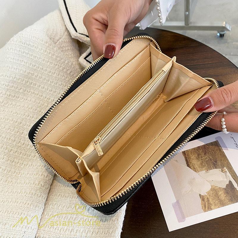 さいふ バッグ | さいふ ロングウォレット レディース 収納スペースが多い 使いやすい 便利 主婦 収納力 ファスナー かわいい カワイイ 収納 お洒落 財布 オシャレ