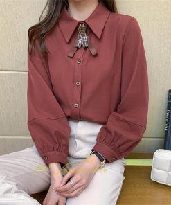 シャツ・ブラウス | スカーフタイシャツ トップス シャツ シャツ ブラウス レディース カジュアル フェミニン 春 秋 冬 きれいめ カジュアル 着痩せ 上品 エレガント 夏物 通勤通学