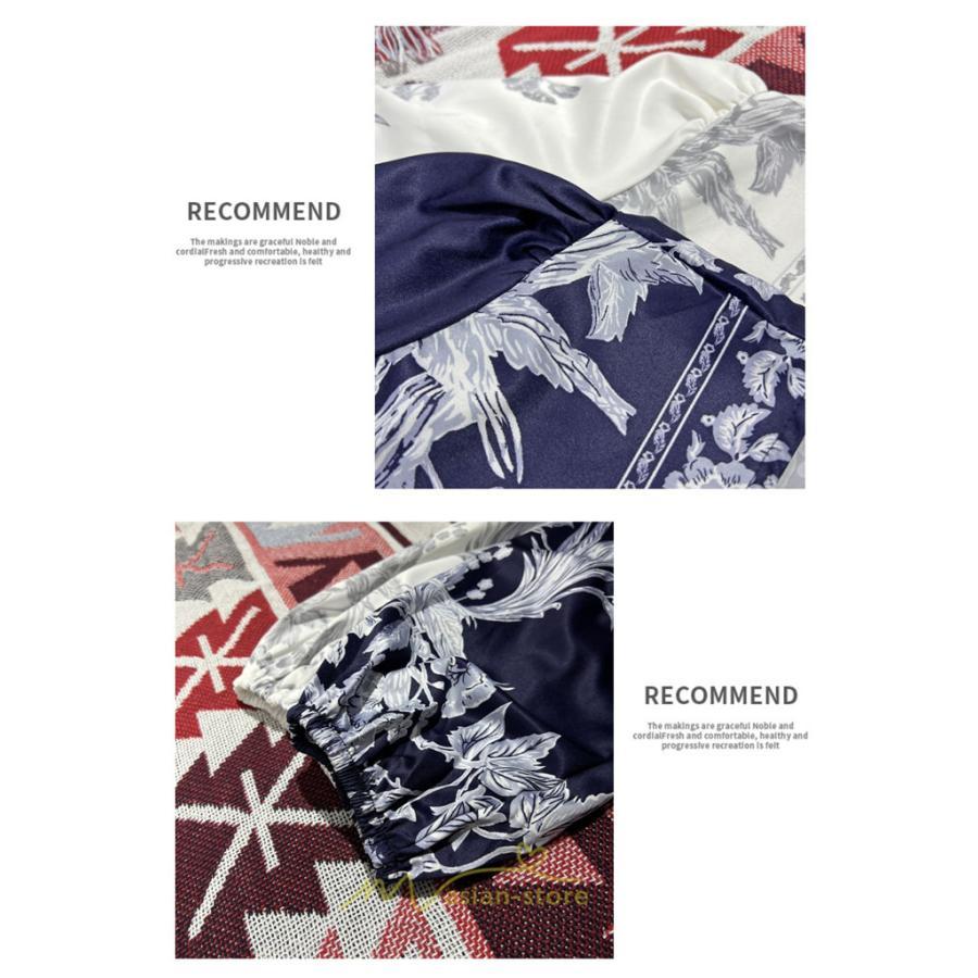 マキシ | マキシワンピース ロングワンピース レディース 夏 秋 長袖 紺 ゆったり Aライン 花柄プリント きれいめ リゾート 大人 20代 母 40代 同窓会 二次会 ママ 30代