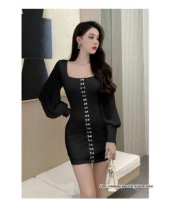 タイト | ワンピースタイトワンピース長袖 上品 セクシー高級感 ワンピース タイトワンピース ヒップアップ スリム 美ライン エレガント お呼ばれ シルエット