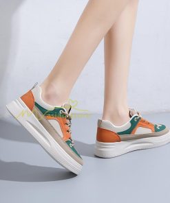 スニーカー | スニーカー　レディース レディースシューズ ローカット 靴 フラットシューズ ぺたんこ ウォーキングシューズ 厚底スニーカー Pu革 厚底靴 歩きやすい 美脚