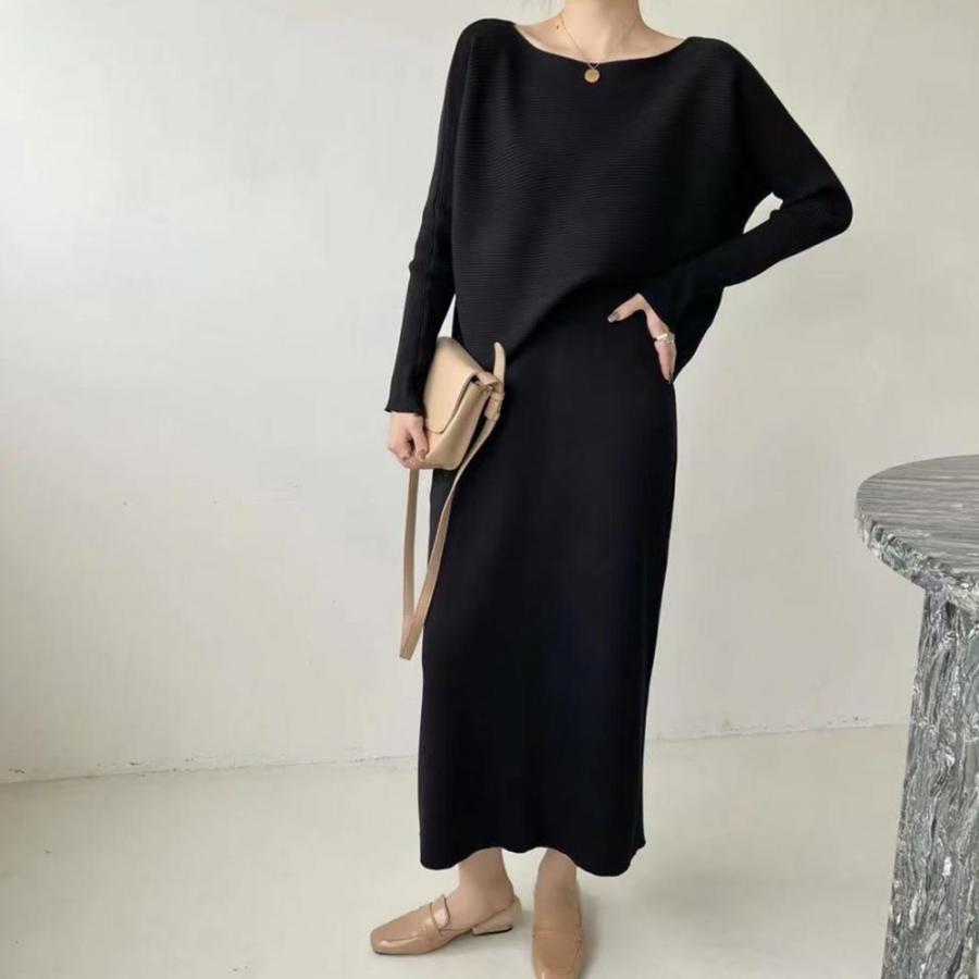 セットアップ | セットアップニット スカート レディース