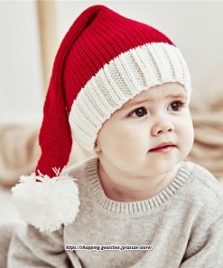 レディース | サンタ帽子 クリスマス 厚手 2022 サンタクロース 帽子 ふわふわ パーティー コスプレ サンタ 仮装 接客 子供 大人 イベント ニット 2type 親子