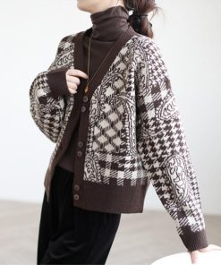 ニット・セーター | ニットジャケット レディース Vネック